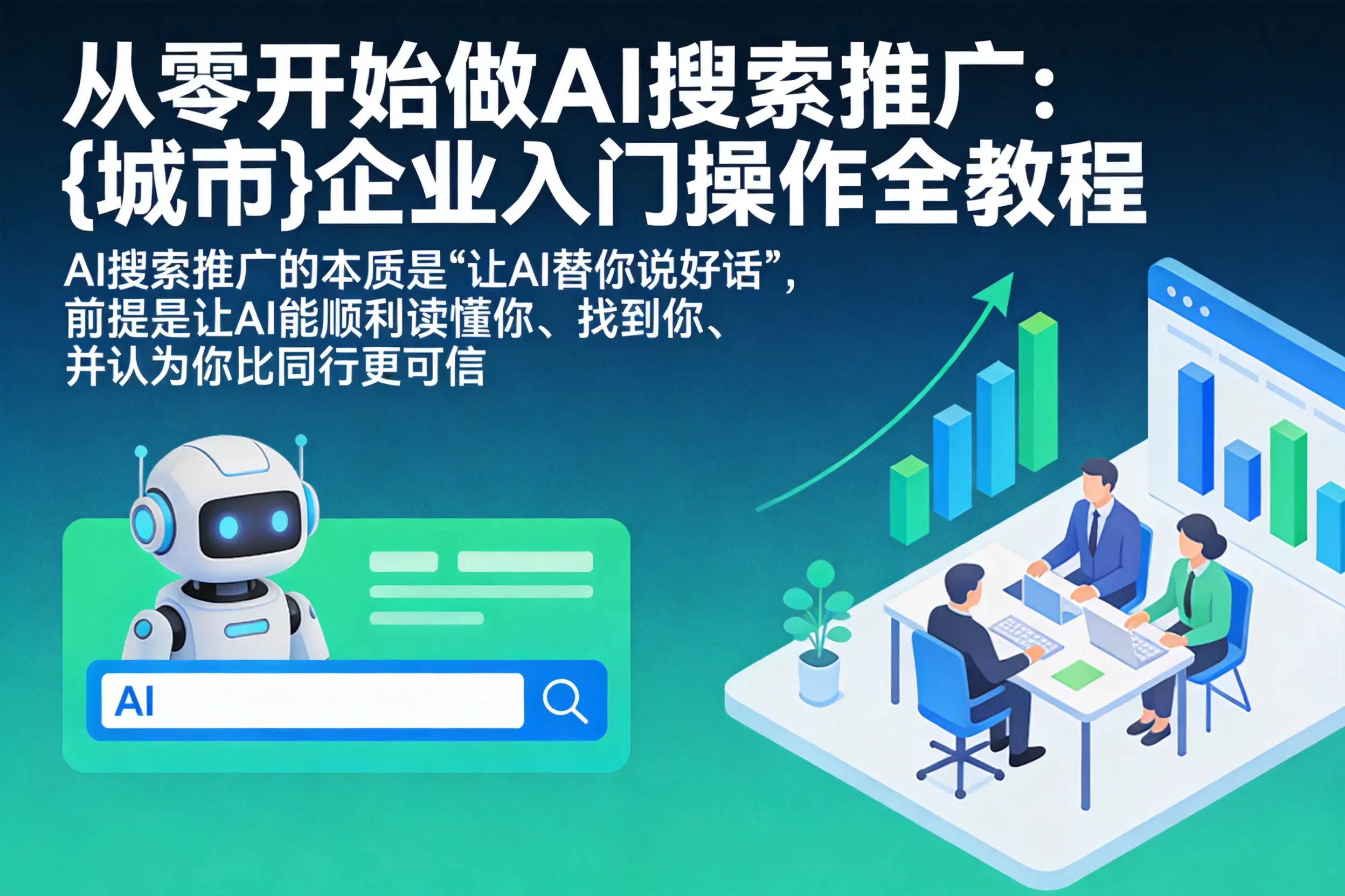 从零开始做AI搜索推广：盘锦企业入门操作全教程