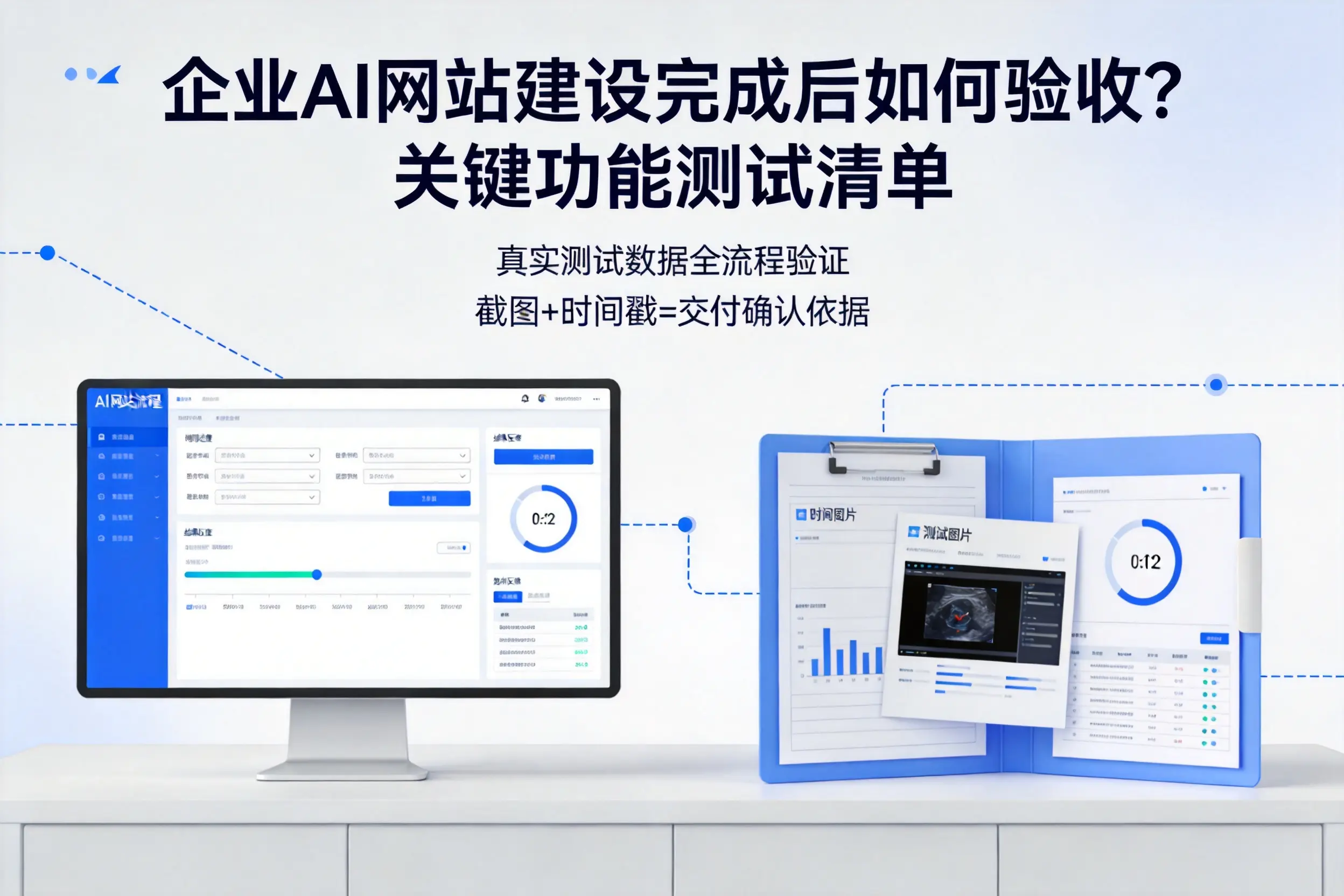 盘锦企业AI网站建设完成后如何验收？关键功能测试清单