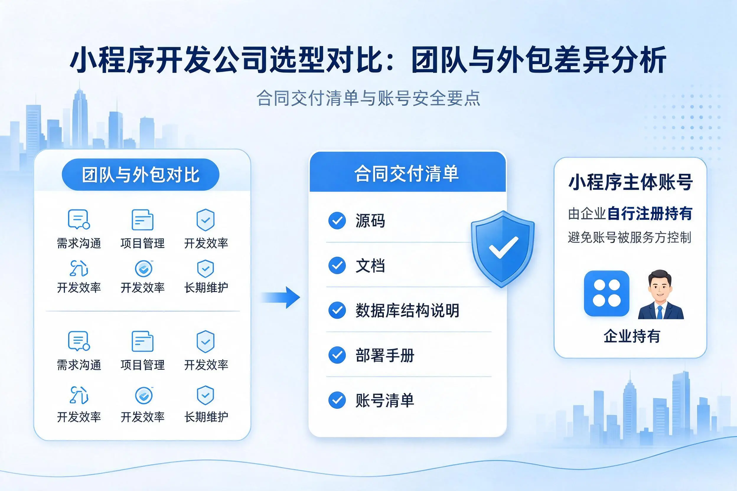 盘锦小程序开发公司选型对比:团队与外包差异分析