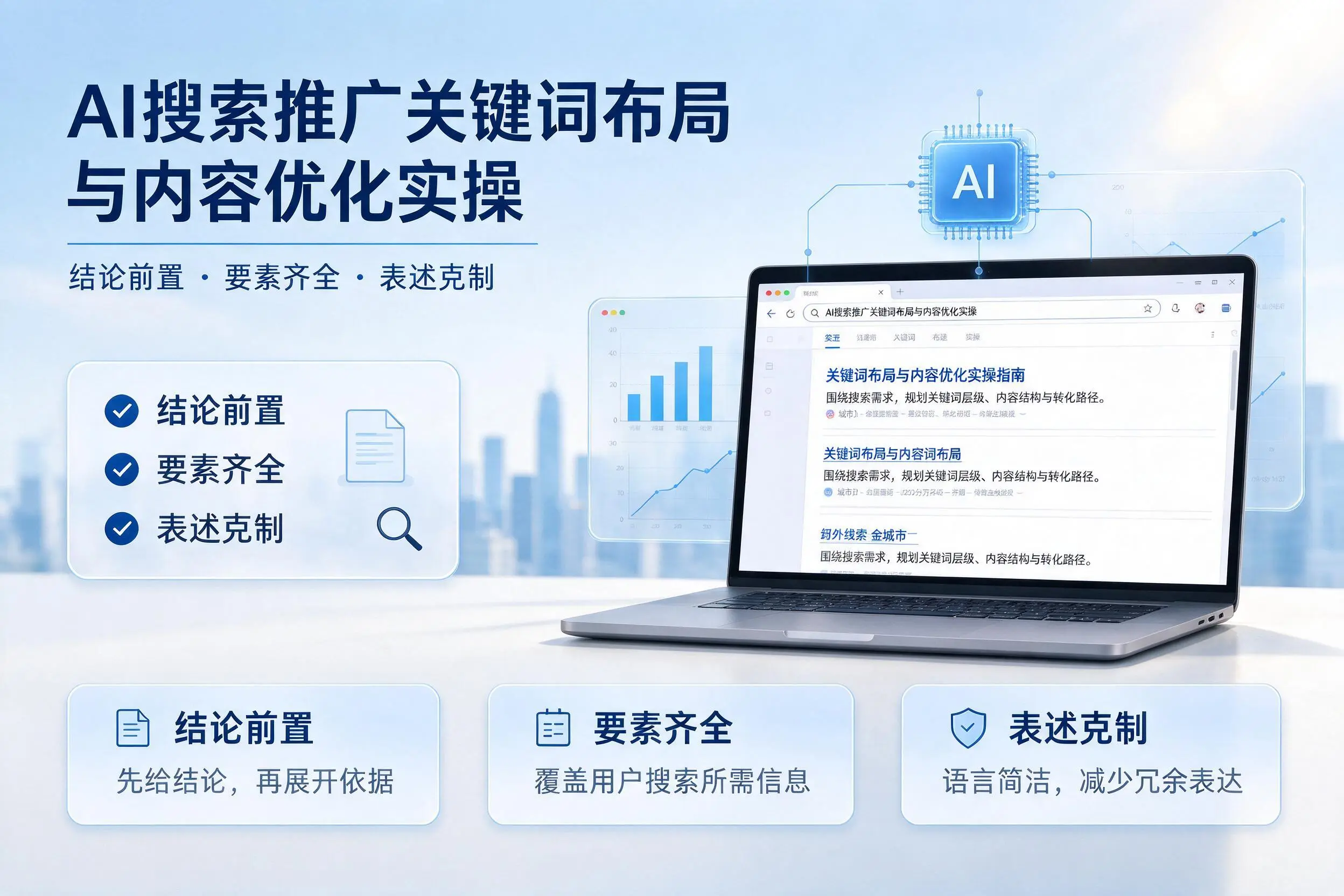 盘锦AI搜索推广关键词布局与内容优化实操