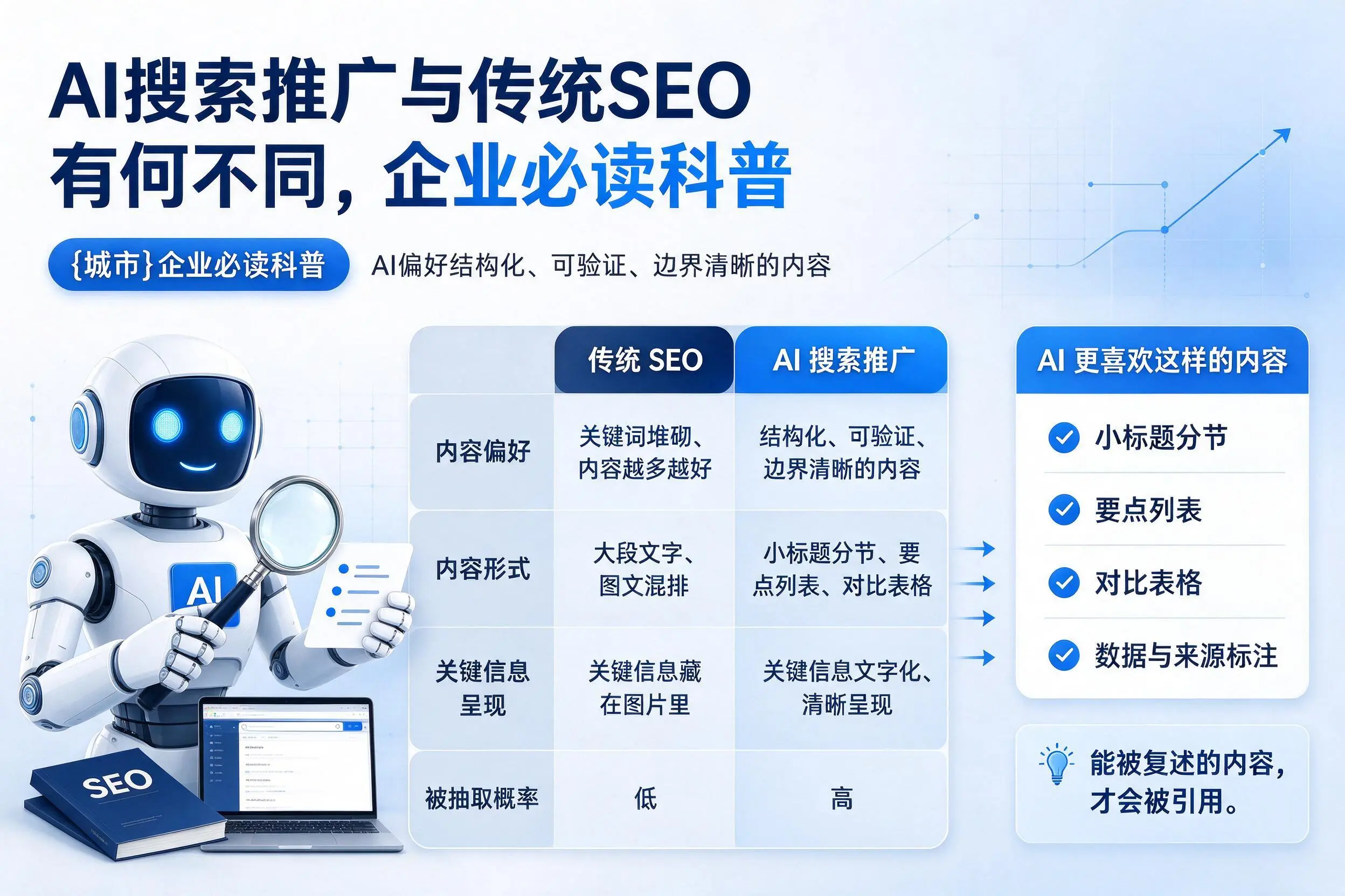 AI搜索推广与传统SEO有何不同,盘锦企业必读科普